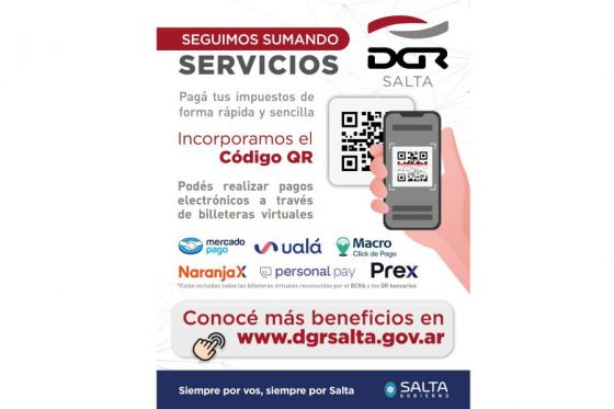 La Dirección General de Rentas continúa digitalizando pagos a los contribuyentes