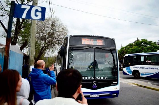 Se presentó el recorrido de la nueva línea 7G de SAETA