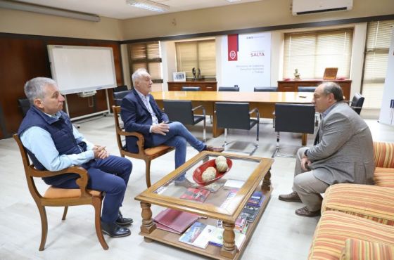 El ministro Villada recibió al secretario General de la Asociación del Personal de Organismos de Control