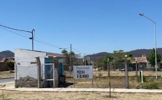 Aguas del Norte trabaja en el recambio del equipo de impulsión de uno de los pozos de barrio El Huaico