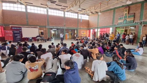 Más de mil alumnos participaron de una jornada de sensibilización sobre una vida libre de drogas en Joaquín V. González