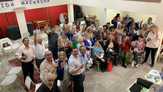 Se realizó hoy un taller sobre salud bucal para los integrantes del Coro Provincial de las Personas Mayores