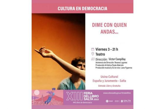 Artes Escénicas en la Feria del Libro: “Dime con quién andas”