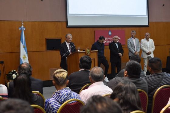 El vicegobernador encabezó la apertura del 2° Encuentro de Dirigentes de Fútbol del Interior del País