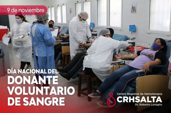 Celebran el Día Nacional del Donante Voluntario y Habitual de Sangre