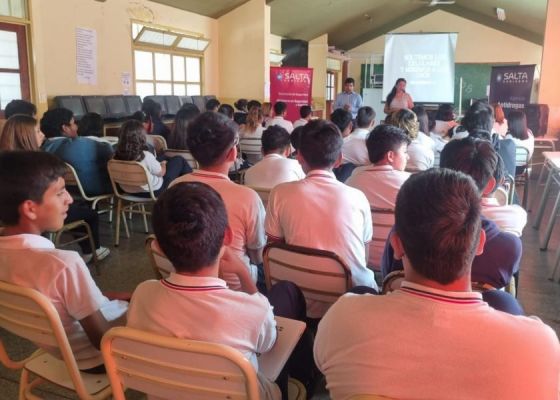 Más de 400 estudiantes fueron concientizados sobre el consumo problemático de sustancias psicoactivas