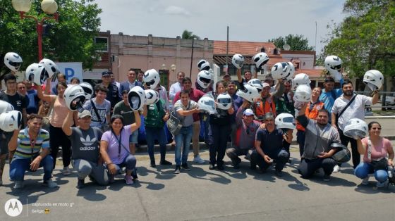 Motociclistas metanenses fueron concientizados en conducción responsable