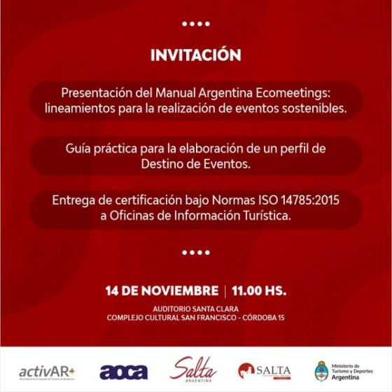 Presentan el Manual de Eventos Sostenibles para el sector turístico