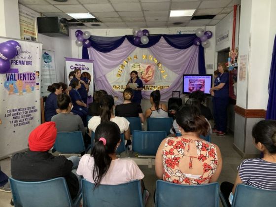 En el hospital Materno Infantil se dio inicio a la Semana de la Prematurez