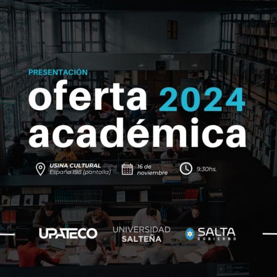 La UPATecO presentará la oferta académica 2024