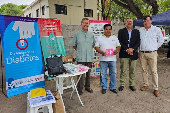 Con una feria de promoción y prevención se conmemoró el Día Mundial de la Diabetes