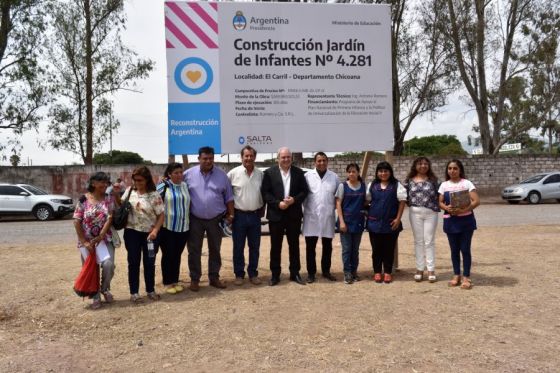 Más de 300 niños de El Carril se beneficiarán con el nuevo jardín de infantes de la escuela Manuel Castilla