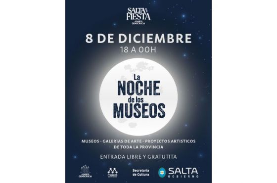 Este viernes se realiza la Noche de los Museos 2023