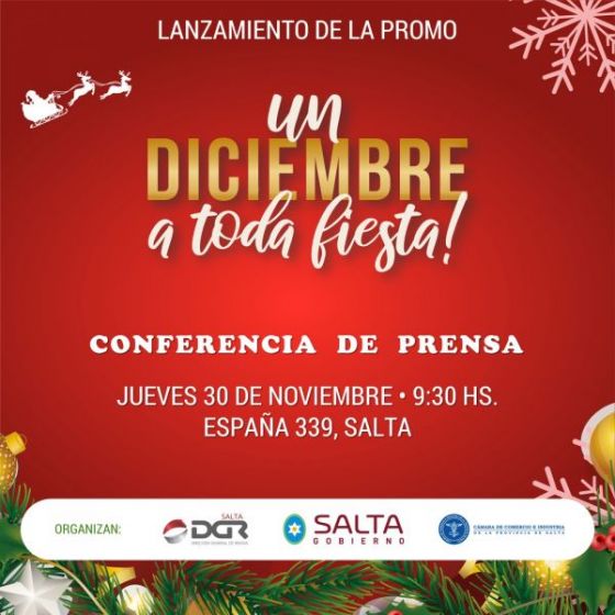 Lanzamiento de la promoción “Un Diciembre a Toda Fiesta”