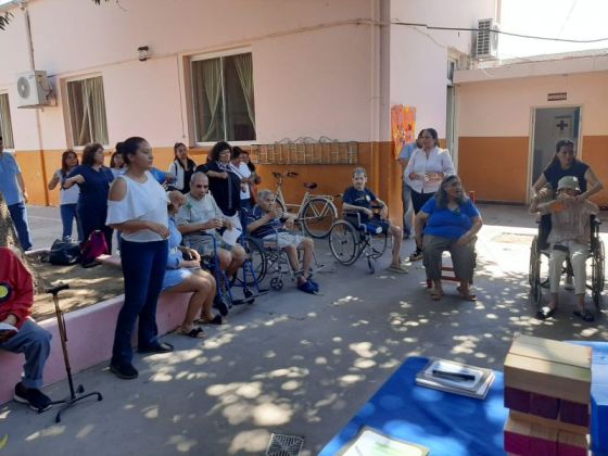 Se realizó una jornada participativa con abuelos del Hogar San Vicente de Paúl en Orán