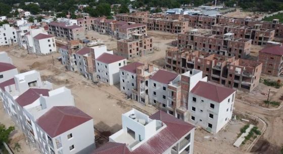 El IPV construye un nuevo complejo habitacional en Tartagal