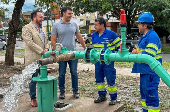 El Gobierno puso en funcionamiento un nuevo pozo de abastecimiento de agua potable para Tres Cerritos