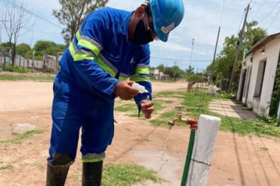 Se normaliza el servicio de agua en el departamento San Martín