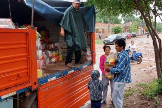 Inició la distribución de módulos de asistencia alimentaria en el departamento San Martín