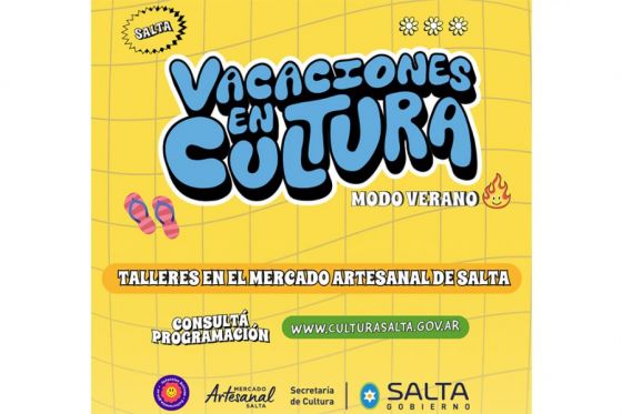 Talleres de verano en el Mercado Artesanal de Salta