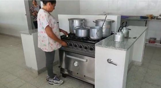 Ya funciona la nueva cocina del hospital Oscar Costas en Joaquín V. González