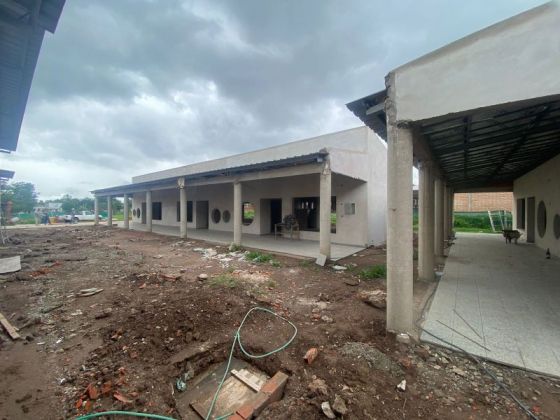 Avanza la construcción del nivel inicial para la escuela Murialdo de Rosario de la Frontera