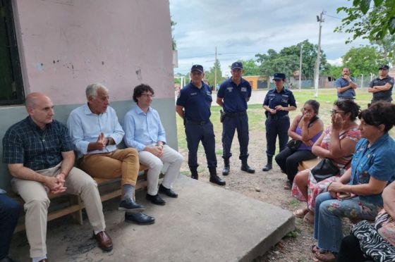 Junto a vecinos se trabaja para fortalecer el servicio de seguridad en General Güemes