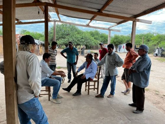 Acompañamiento territorial a familias originarias del norte provincial