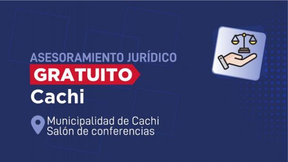 La Secretaría de Justicia brindará asesoramiento jurídico gratuito en Cachi