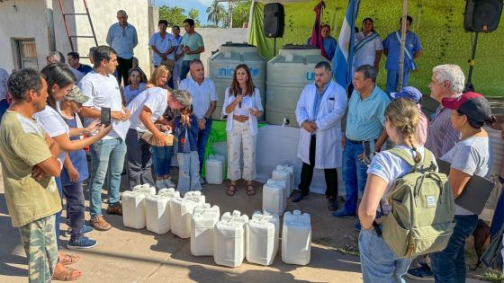 Con pastillas potabilizadoras se garantiza el consumo de agua segura en el norte provincial