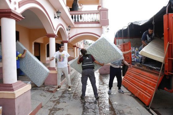 Se asistió a familias de Colonia Santa Rosa por el intenso temporal