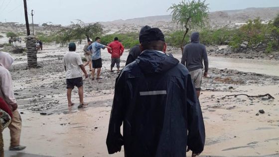 La Policía asistió a damnificados por el temporal