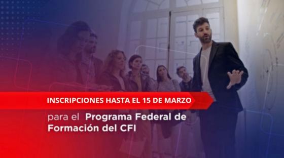 Finalizan las inscripciones para el programa de formación denominado “Gestión para el Desarrollo” del CFI