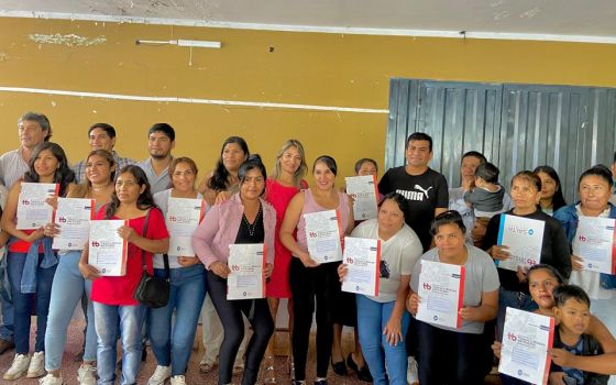 Familias de La Merced recibieron la escritura de sus terrenos