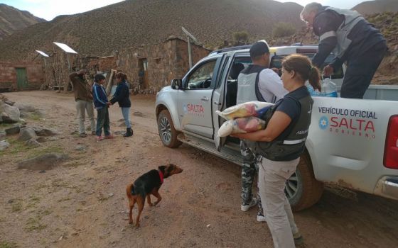 Desarrollo Social reforzó la contención a familias de la Quebrada del Toro