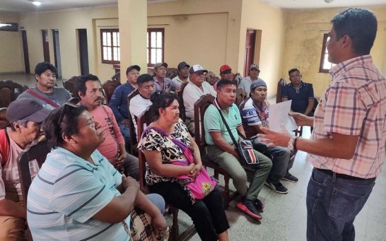 Reunión de trabajo con comunidades indígenas del 