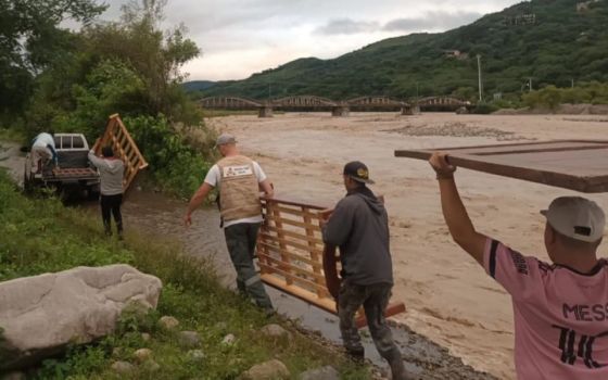 Seguridad realizó tareas de asistencia en municipios por las intensas lluvias