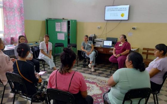 El hospital Señor del Milagro continúa con el taller de preparación para el parto