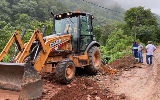 Verifican el avance de las obras para mejorar el servicio a vecinos del departamento San Martín