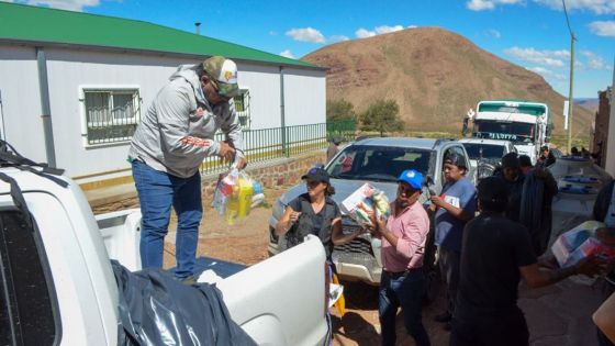 Refuerzan la asistencia en San Antonio de los Cobres tras las inundaciones