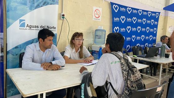 Aguas del Norte participó de “La Muni en tu barrio” y sumó un nuevo canal de vinculación con los usuarios