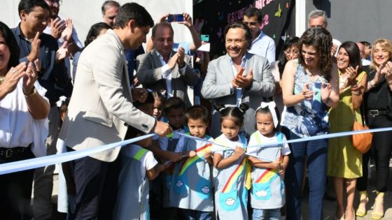 Sáenz inauguró en Orán un nuevo edificio de Nivel Inicial al que asisten 166 niños