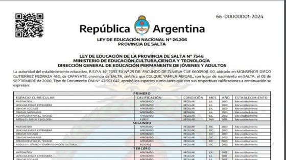 A partir de este año Salta emitirá títulos digitales