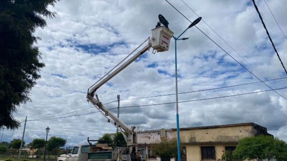 Nueva red de alumbrado público en Aguaray