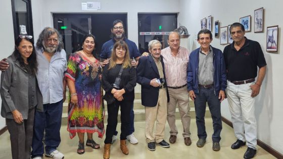 Quedó inaugurada la muestra en homenaje a Rolando César Quispe