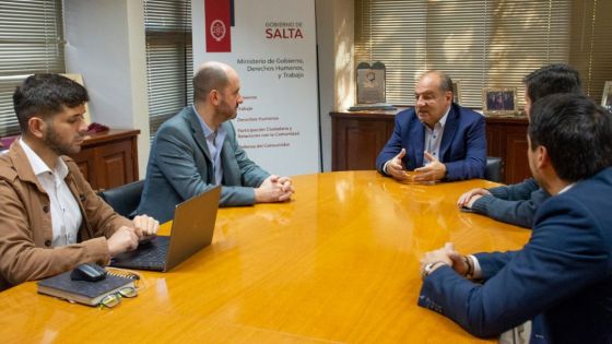 El ministro Villada recibió al representante de Google Cloud en Argentina