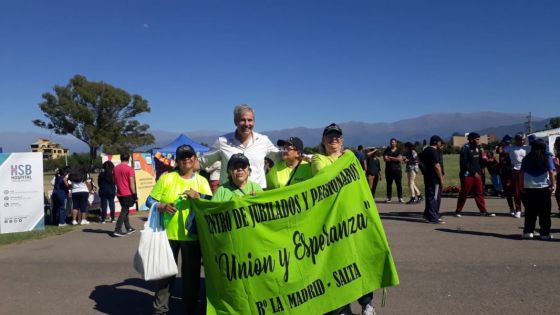 La Secretaría de Personas Mayores participó de una jornada de salud y actividad física en Campo de la Cruz