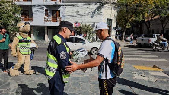 Seguridad Vial realizó una campaña de concientización para peatones