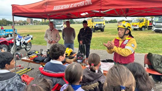 Defensa Civil conmemoró con una jornada formativa el Día del Combatiente de Incendios Forestales