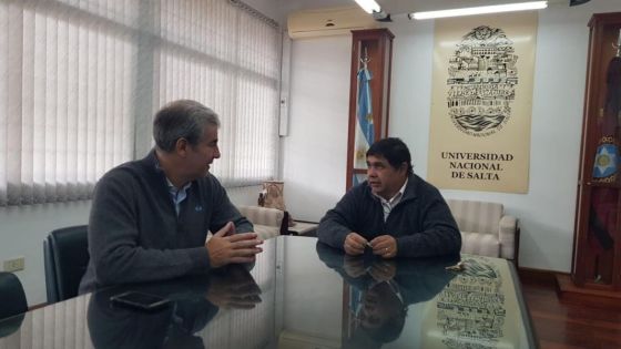 Villamayor se reunió con el rector de la UNSA para diseñar programas con perspectiva de personas mayores